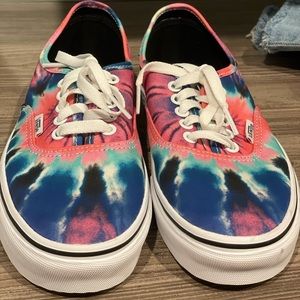 Brand new tie dye Vans